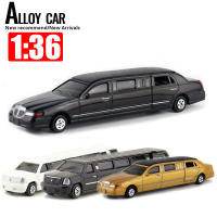 Modelo De Coche De Lujo Diecast Metal Lincoln Stretch Limusina Juguete Educativo Para Colección Puertas Abreable Regalo Para Niños - details 6