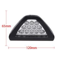Lámpara De Freno Tricolor Estilo F1 Deportiva Con 12 LEDs Luz De Nebulosa Trasera Tercer Freno DRL Universal Para JDM BBA - details 1