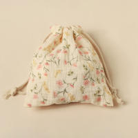 Bolsa De Regalo Para Bebé 3pcs Tamaño 21x17cm Estilo Cremallera Y Estampado Material Algodón Puro Uso Bolsa De Almacenamiento Y Protección Contra Polvo Para Habitación - details 7