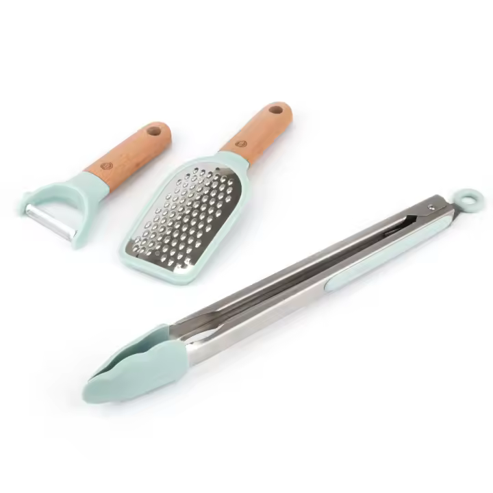 MasterChef MCA-COC MyWave Set 3 Utensilios de Cocina con pelador, pinza y rallador - 1