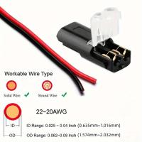 Conector Eléctrico Impermeable De 2 Pines Para Coche Cable De Conexión Terminal Automotriz 10-50 Piezas Kit De Conectores Electrónicos - details 4