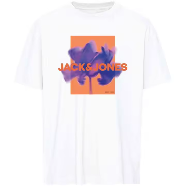Camiseta de Manga Corta Jack&Jones  para hombre en color blanco - 1