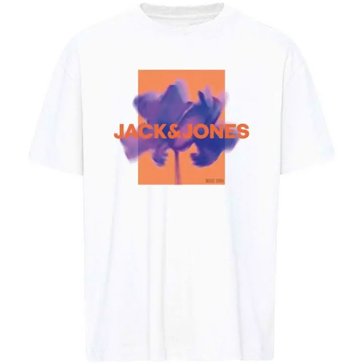 Camiseta de Manga Corta Jack&Jones  para hombre en color blanco - 1