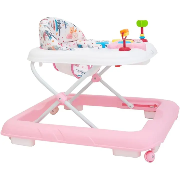 Olmitos | Andador bebe con Bandeja de Actividades | Primeros pasos Estimulación Sensorial y Desarrollo Motriz | centro de actividades plegable y regulable | Seguro - 1