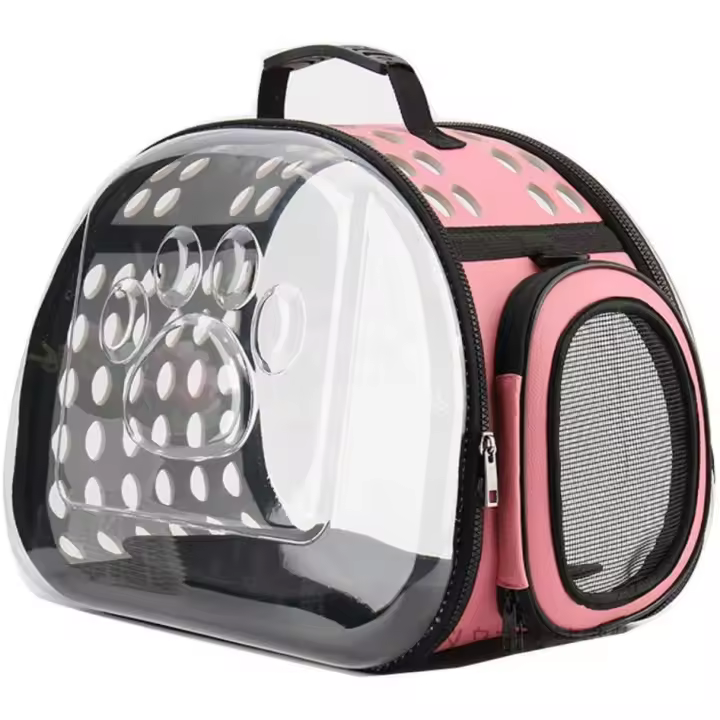 Bolsa de transporte para gato perro y otras mascotas Bolso ligero transpirable con correa para el hombro para viajes Bolsa portátil para mascotas Cestas de transporte en avión Tren Coche - 1