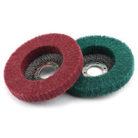 Rueda De Pulido De Nylon Fibra Para Mètallo Y Madera 4/4.5/5" Disco De Pulido De Fibra De Nùcleo Para Mezcladora De Ángulo Abrazadera Metálica Y Madera - details 4