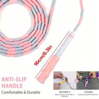 Cuerda De Saltar Fitness Antideslizante Unisex Con Flexibilidad Fuerte Y Luz No Enredada Para Entrenamiento Cardio En Brazos - details 5