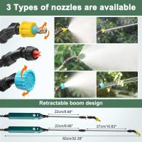 Almohadilla De Jardín Portátil Eléctrica Con 3 Boquillas De Neblina Batería De 2400mAh Herramienta De Riego Para Plantas - details 3
