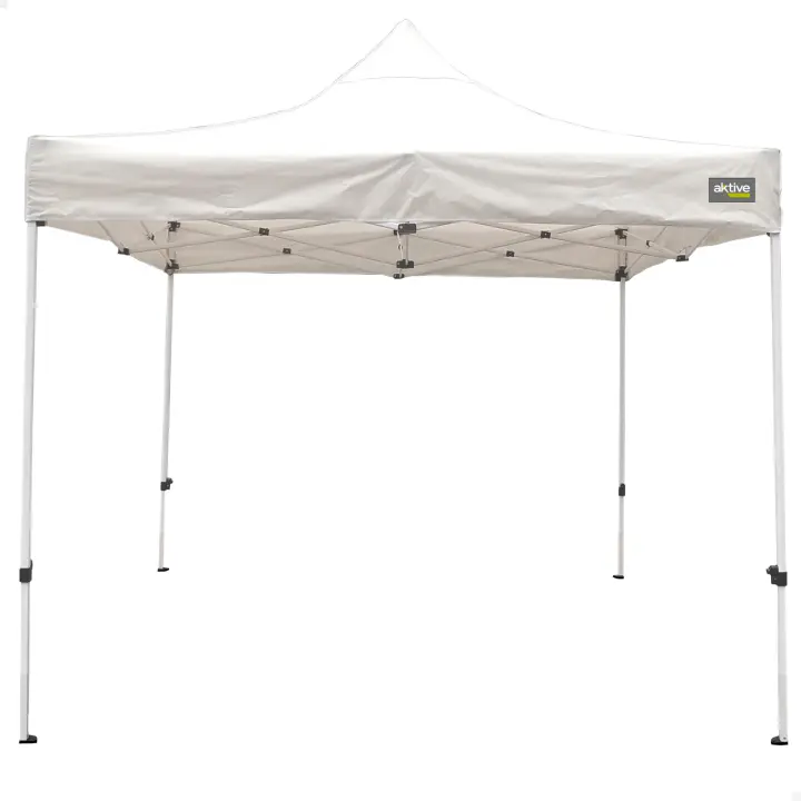 Cenador plegable para exterior Aktive 3x3cm, Regulable en altura 3,20/2,20cm, Protección UV e impermeable, Carpa de jardín, Carpa para jardín - 1