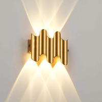Lámpara De Pared LED De Aluminio IP65 Impermeable Para Iluminación De Jardín Exterior Decorativa Y Interior En Dormitorio Y Sala De Estar Adecuada Para Escaleras Voltaje AC85-265V - details 2