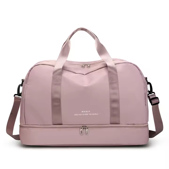 Om Home Bolsa De Viaje Expansible Para Mujer Bolso Deportivo Gran Capacidad Bandolera Para Fin De Semana Y Noche Bolsa De Fitness - 1
