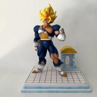 Figura De Acción Dragon Ball Mt Time Machine Son Goku 33cm Estatua De Colección PVC Modelo Decorativo Para Niños Regalo - details 1