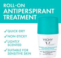 Vichy Deo Tratamiento Antitranspirante 48H de Duración | Roll-On 50 ml | Sin Alcohol | Unisex - details 3