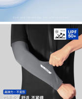 Mangas De Ciclismo Para Hombres Verano Protección Solar Algodón Fresco Cubierta Elástica Deportiva Transpirable Para Pesca Y Conducción - details 5