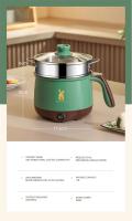 Mini Olla Multi Eléctrica De Capacidad 1.8L Capacidad Para 1-2 Personas Con Capas Doble Y Sola Antiadherente Para Cocina Doméstica - details 10