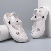 Sandalias EVA De Moda Para Verano 2025 Zapatos De Jardín Y Playa Casuales Y Cómodos Unisex Con Agujeros Pantuflas Para Mujer Pantuflas De Interior Y Exterior - details 1