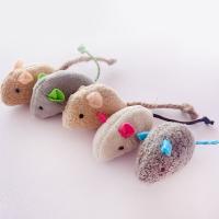 Juguete Interactivo Para Gatos 1 Pieza Ratón De Algodón Con Hierba De Gato Azul Gris Rosa Divertido Para Gatos Y Gatitos Para Morder Y Raspar - details 2