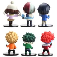 My Hero Academia Figuras De Acción PVC 9 Pcs Ver. Cute Midoriya All Might Bakugou Shoto Ochaco Modelo De Juguetes Para Regalo 8-10cm - details 2