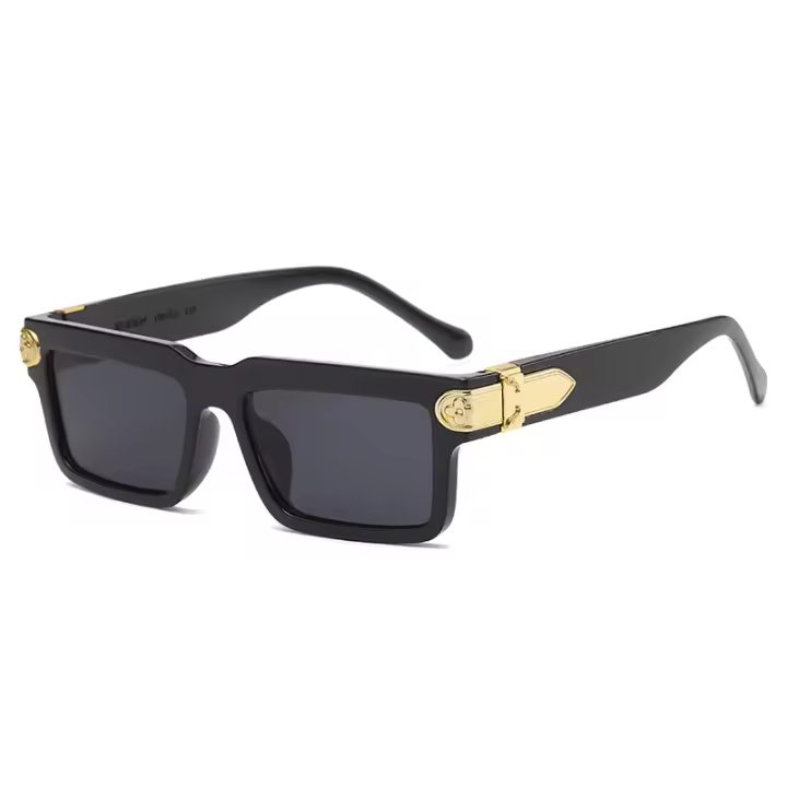 Gafas De Sol Retro Rectangular Vintage Para Mujer Y Hombre Marca Nueva Moda 2025 Protección UV Lentes Cuadrados Para Pesca Y Exteriores - 1