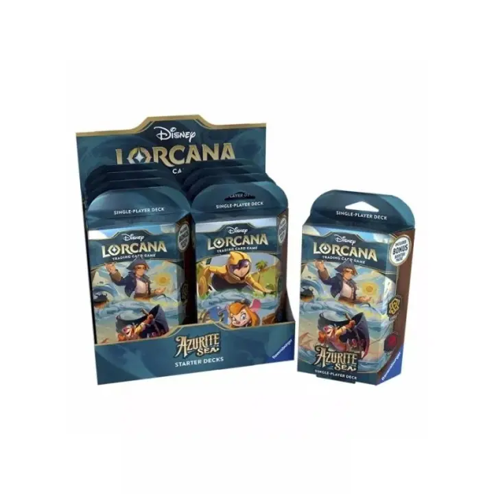 Disney Lorcana Card Game - Azurite Sea - Starter Deck en Inglés - 1