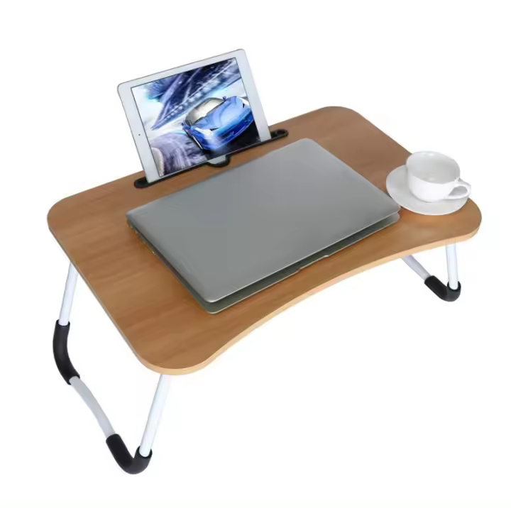 Mesa Plegable 48X29,5X21,5Cm Mesa Para Colocar Sobre La Cama Escritorio Para Computadora Portátil, Lectura, Desayuno - 1