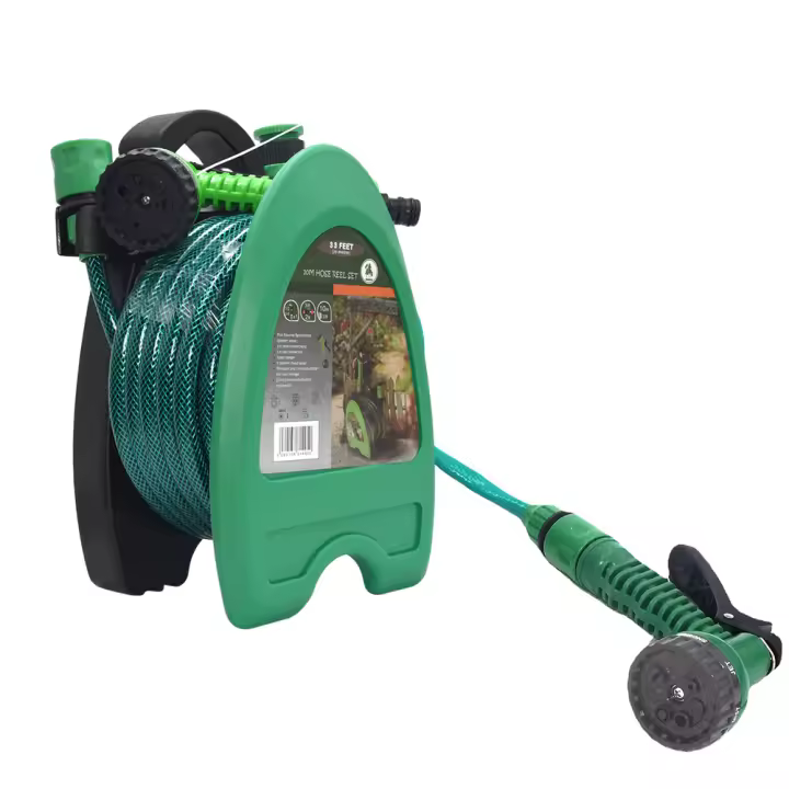 Riega De Pared Multi-Función Portátil Con Boquilla Ajustable Para Lavado De Coche Alta Presión En Plástico Para El Hogar Y Jardín - 1
