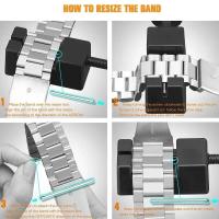 Correa De Reloj De Acero Inoxidable Para Garmin Fenix 6 6x 7 7x pro 5 5x plus 5s 6s 20/22/26mm Accesorios De Pulsera Metal Unisex - details 2