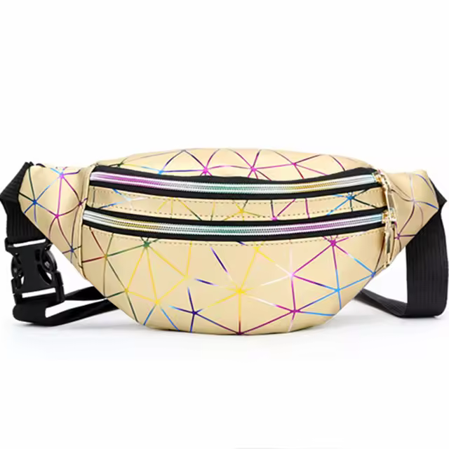 Bolso de Cuero PU at Cuadros Bolso Casual de Pecho Cruzado - 1