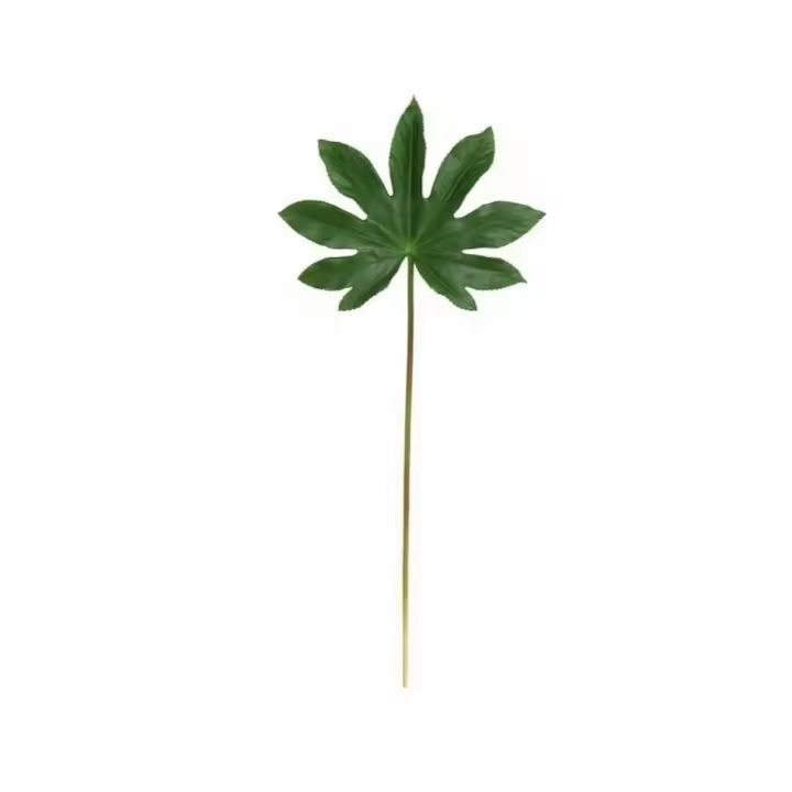 Gerimport Vara Planta Artificial Hoja Aralia 67 Cm - Decoración Realista - 1