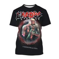 Camiseta 3D Personalizada Exodus Para Hombres Y Mujeres Estilo Hip-Hop Harajuku Callejero Punk Casual Transpirable De Verano - details 11