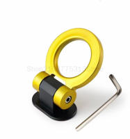 Adornos De Remolque Para Coche Diseño De Anillo De Carreras Decoración De Auto Simulación De Remolque Ante Y Trasero Material ABS Plástico - details 13