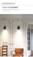 Lámpara De Pared LED Impermeable Para Exterior Iluminación De Jardín De Villa Luz De Lavado Para Balcones Y Entradas Material De Aluminio Estilo Moderno - details 4