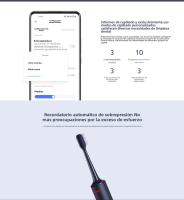 Cepillo De Dientes Eléctrico MIJIA T700 Con Vibración Ultrasonica Blanqueamiento De Dientes Pantalla LED Inteligente APP Para Adultos Incluye Batería Recargable - details 2