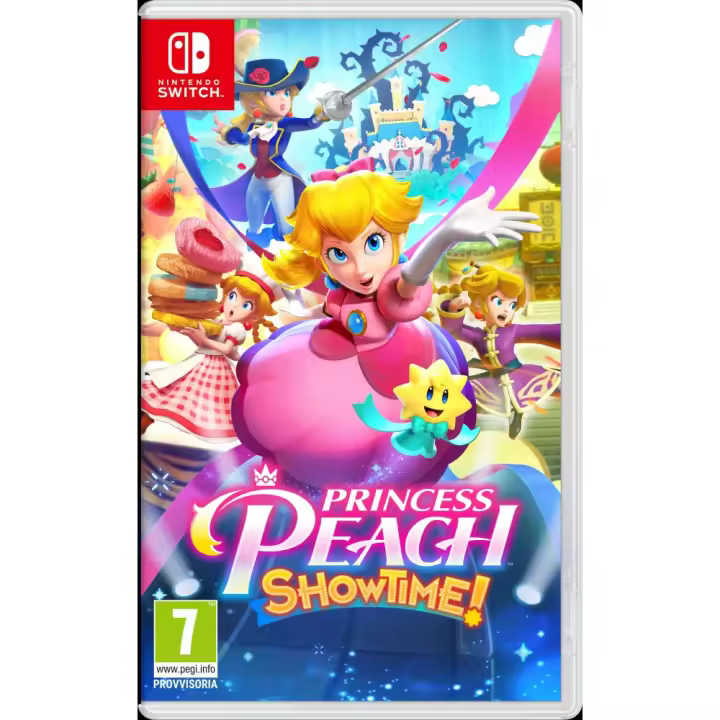 PRINCESS PEACH SHOWTIME! SWITCH JUEGO FÍSICO VERSIÓN ESPAÑOLA GARANTÍA EUROPEA SPANISH VERSION EU WARRANTY     VERSIÓN ESPAÑOLA GARANTÍA EU - 1