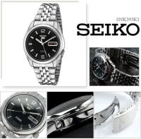 Reloj Automático hombre Seiko 5 SNK393K1 dial negro correa acero - details 1