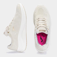 JOMA ZAPATILLAS RUNNING N-400 LADY COLOR BEIGE CON DORADO - details 2