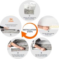 Cama para Perros Impermeable with Espuma de Memoria - Sofá Antideslizante, Duradero y Códodo-Funda Extraible y Lavable - Todas Las Ramas (1PC Deluxe) - details 4