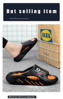 Nuevos Pantuflas Masaje Para Hombre 2024 Sandalias Casuales De Playa Comodidad Grande Tamaño 38-47 Suela Cómoda Interior Y Exterior - details 1