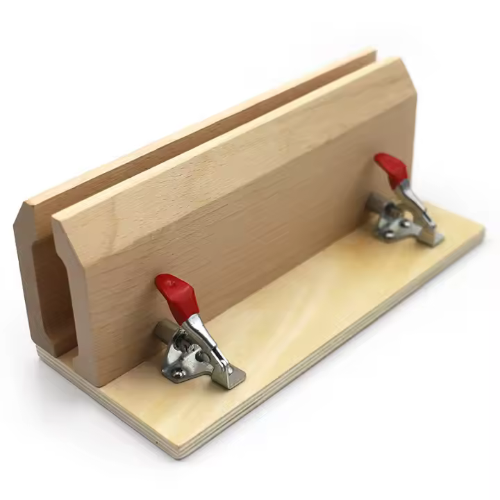 Pinza De Madera Para Costura De Cuero DIY Herramienta De Mesa Portátil QJH Clip Retenedor De Cuero Horizontal Para Manualidades Y Artesanía - 1