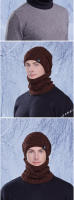 Set De 2 Piezas Gorro Y Bufanda Tejidos De Punto Para Invierno Para Hombres Y Mujeres Capucha Caliente De Poliéster Y Acrílico Gorras Bonnet Anti-frío - details 9