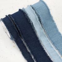 Cinta De Jeans Para Manualidades Y Costura Cinta De Satén Para Colgantes Y Flores Cinta De Fringe Para Decoración De Ropa Azul Estilo Cowboy - details 1