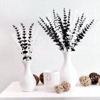 10PCS Hojas De Eucalipto Artificiales Para Decoración De Bodas Y Hogar Planta Artificial De Hojas Verde Uso En Exposiciones Y Exterior - details 2
