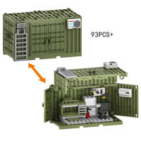 Bloques De Construcción Militar WW2 World War 2 Para Niños Soldados De La Policía SWAT Base De Cannon Arma De Juguetes Compatible Con Lego ABS Sin Batería - details 7