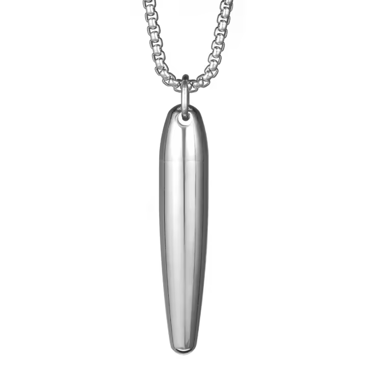 Nueva Joya De Tendencia 2024 Colgante De Urnita De Lágrima Abreable En Acero Inoxidable Para Hombres Y Mujeres Recuerdo De Cremación Memoria Regalo - 1