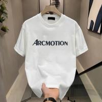 Camiseta De Hombre De Alta Gama Con Estampado Minimalista Y Cuello Redondo Versátil Para Ocasiones Casuales Verano WK001 - details 3