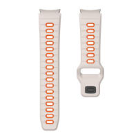 Correa Oficial Para Samsung Galaxy Watch 6 Classic 43mm Y 47mm Correa De Silicona Negra Y Naranja Compatible Con Galaxy Watch 5 pro 45mm Watch 4 40mm 44mm Unisex - details 9