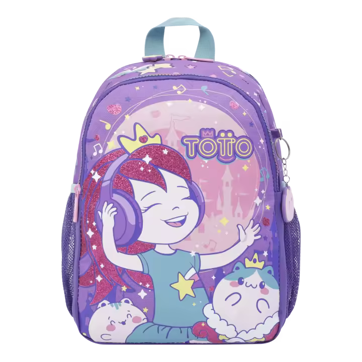 Totto Mochila escolar Lena -Dimensiones:23.5 x 32.5 x 9 cm-Material:Poliester - 1