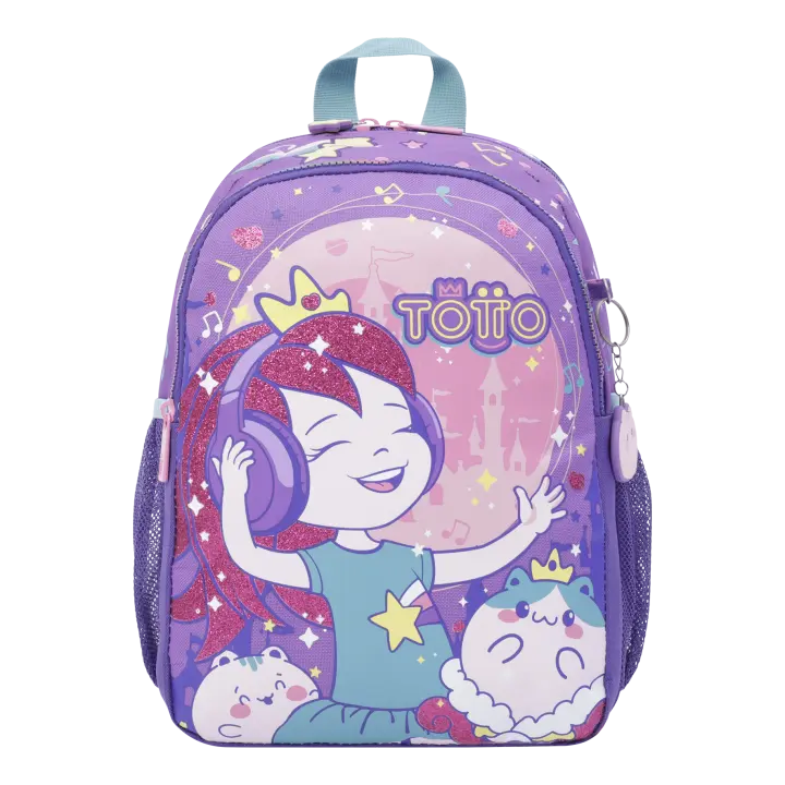 Totto Mochila escolar Lena -Dimensiones:23.5 x 32.5 x 9 cm-Material:Poliester - 1