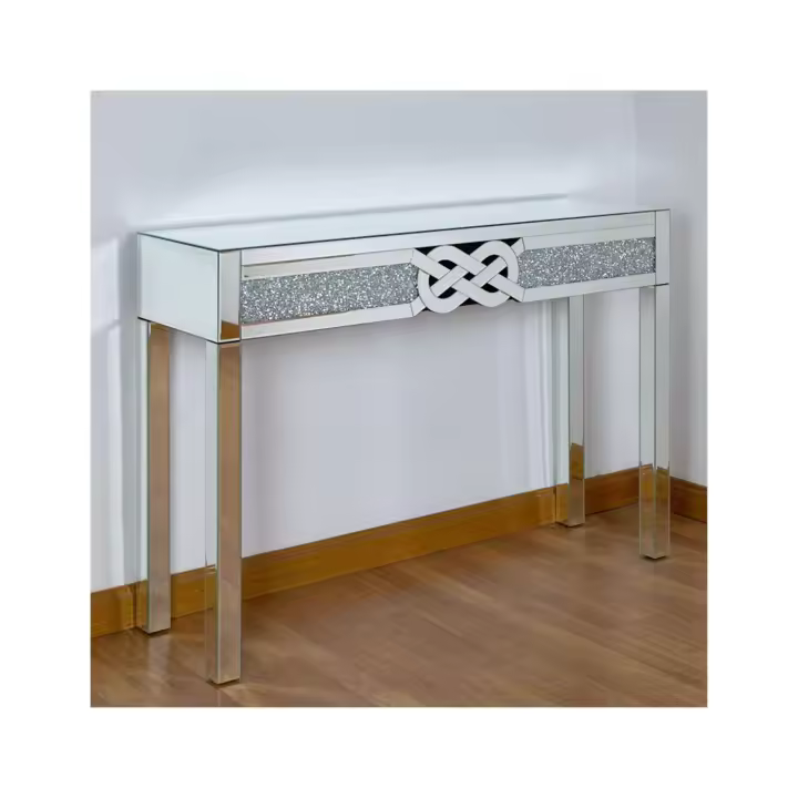 Consola Cristal Decorado 120cm Ancho Marca Presume de Casa - 1