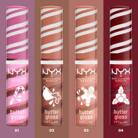 NYX Professional Makeup | Lipgloss Butter Gloss 04 Holly Berry Swirl Edición Limitada Navidad 2024 - details 2